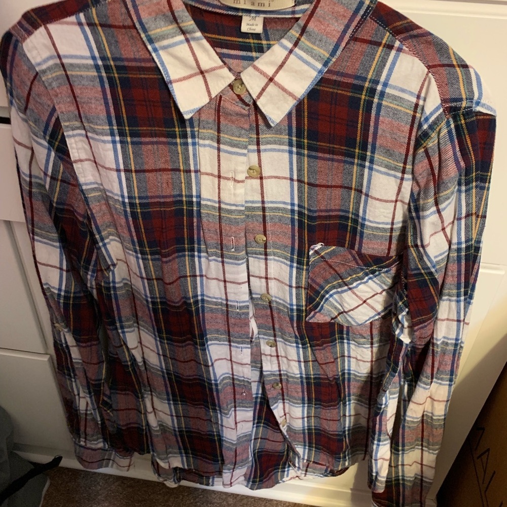 Multi-colored button down